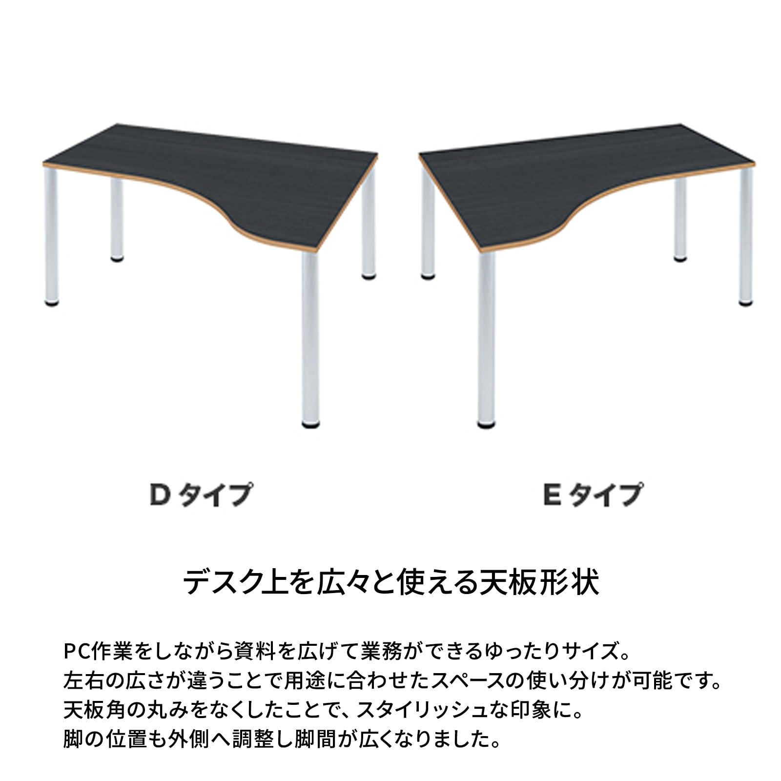Amazon | プラス Garage D3 デスク 天板Eタイプ 指紋レス 木目 アルミ